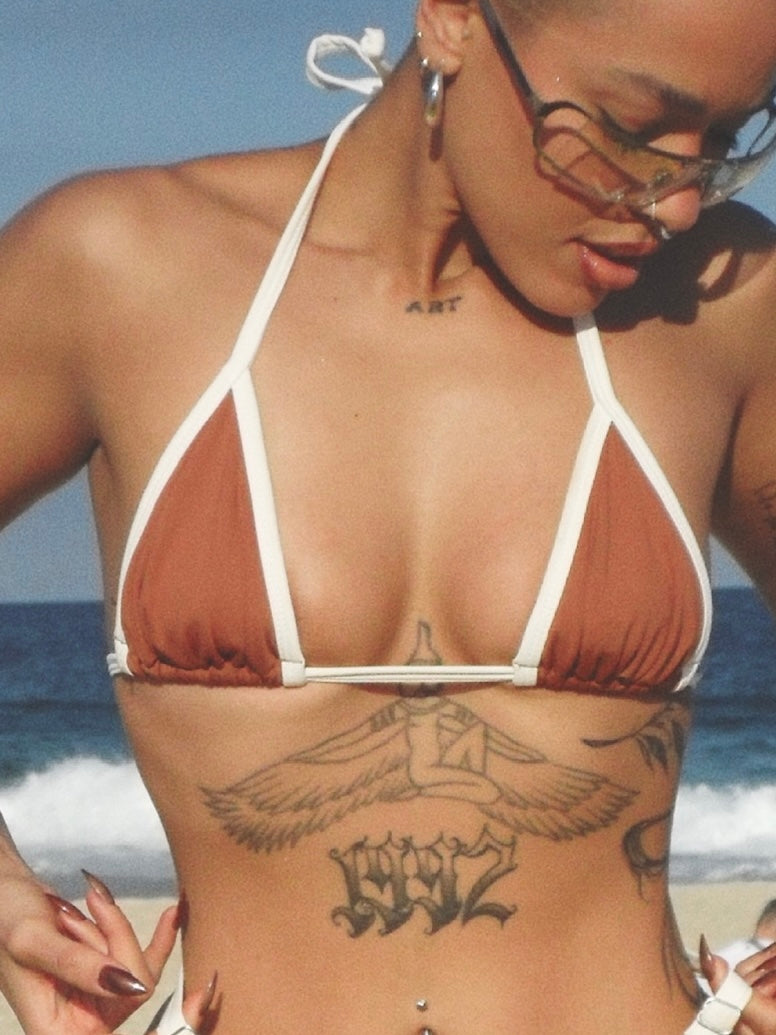 Bikini Top Rio cappuccino/off White