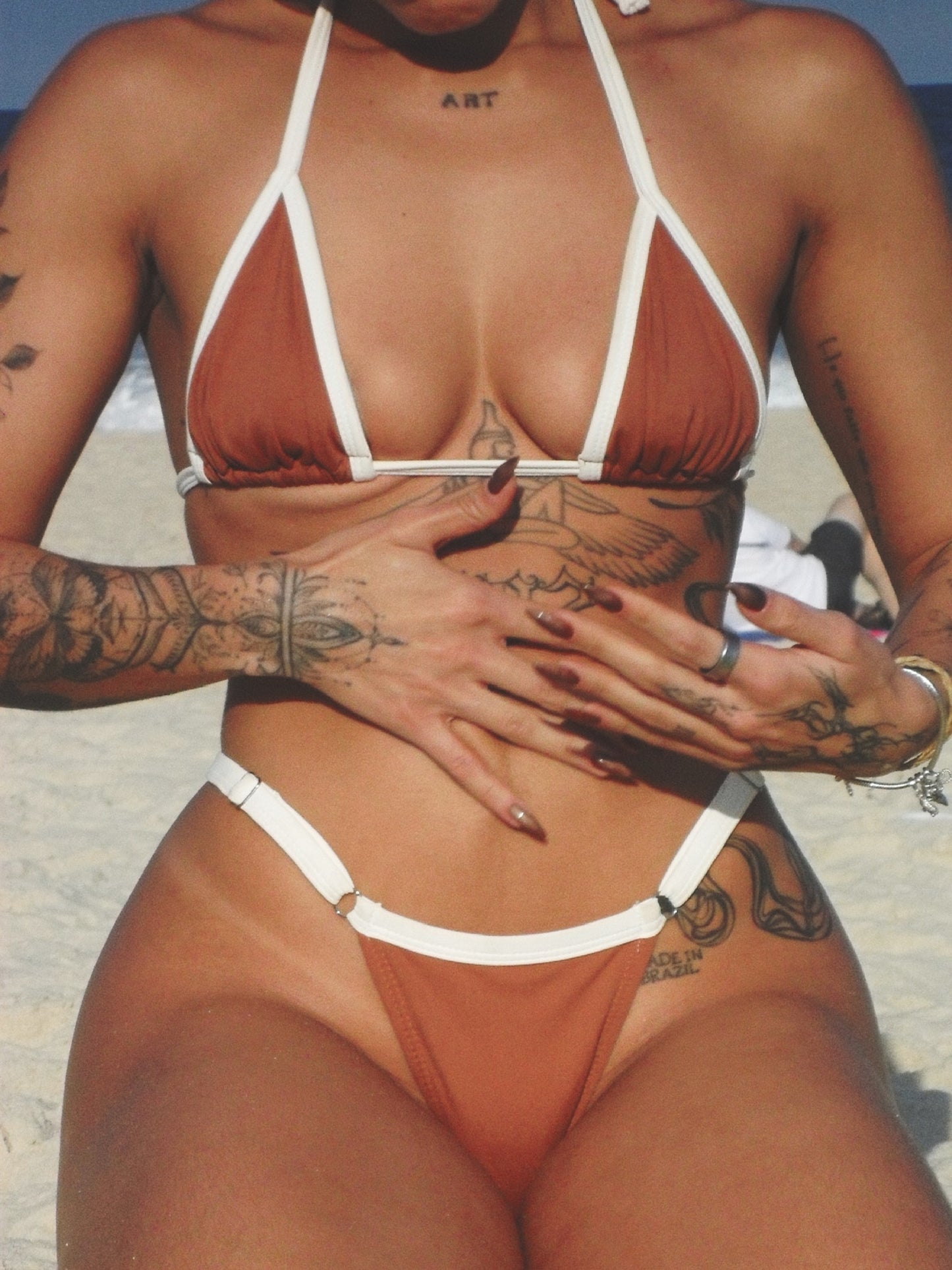 Bikini Top Rio cappuccino/off White