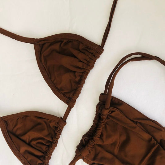 String Bikini Brown